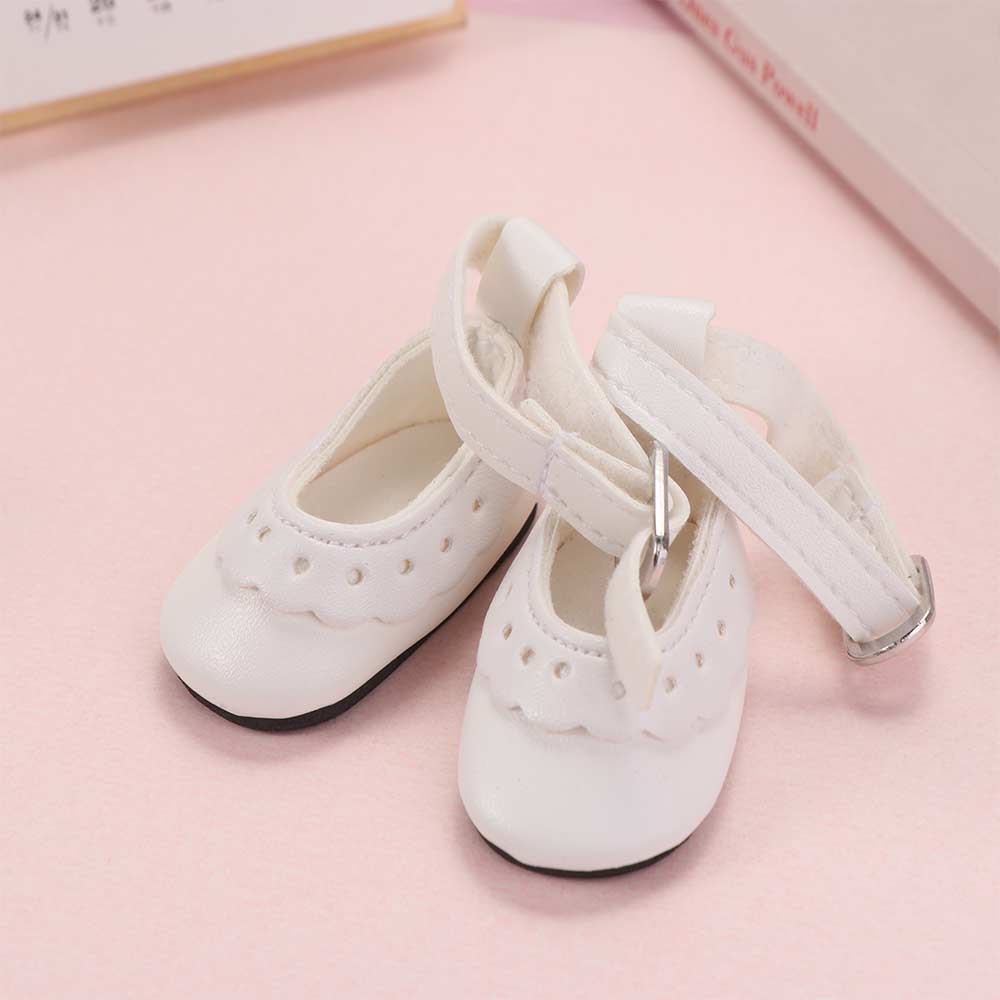 DIY Bright Leather Shoes PU 1/6 Scale Mini Sneakers 4.5cm Length Doll Shoes  Girl Gift