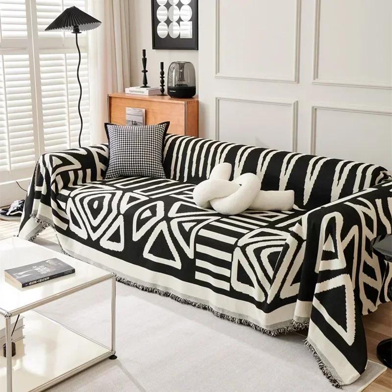 1PC Chenille Throw Blanket Four Seasons Sofa Cover Sofa Towel Dust Anti-cat Scratch Protection Covers Sofa Blanket Carpet Home