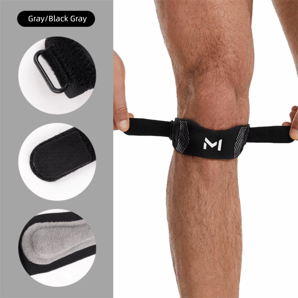 

Подушечки Давления Наколенники Пателлярный Ремень Регулируемая Наколенная Повязка Бандаж Фитнес Поддержка Спорт чёрный