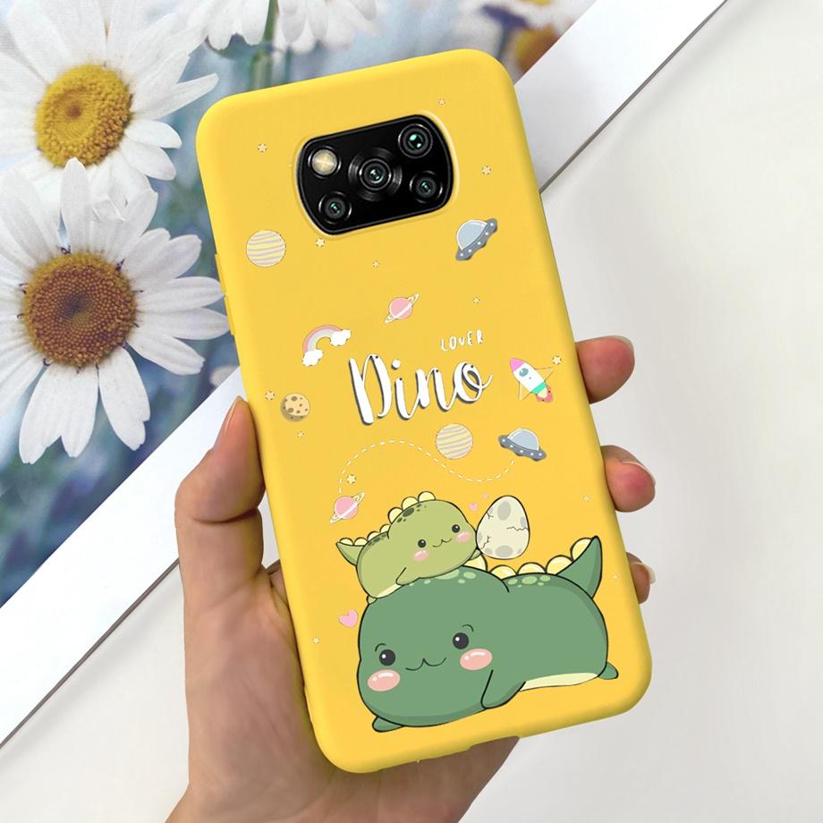 Pro Xiaomi Poco X3 Pro Pouzdro Poco X3 NFC Kryt Květina Roztomilý Kočka Malba Nárazník Skořápka Na PocoX3 X3Pro x3nfc Měkký Luxusní Silikon