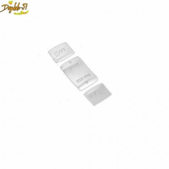 ABS Silver Central Console Switch Cover Trim Fit For BMW 3 4 Series GT 2013-