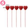 Wholesale Glitter Heart Foam Sticks Red Pink White Heart-Shaped Ornament Flower Pot Decorations for Bouquets Home Tabletop Decor
