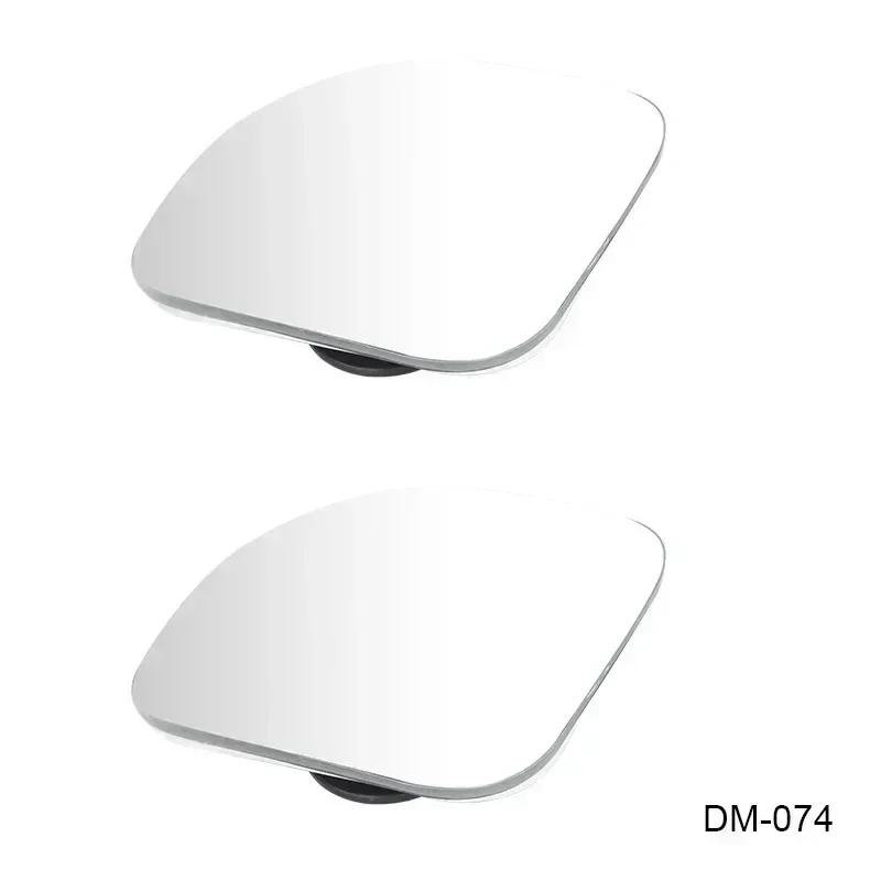 2 adet Araba Aynası Geniş Açı Araba Kör Nokta Aynaları 360° Ayarlanabilir Yardımcı Dikiz Aynaları HD Çerçevesiz Küçük Yuvarlak Ayna