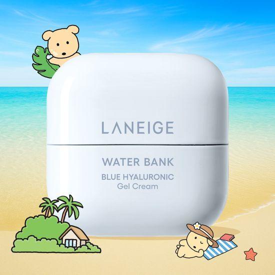 LANEIGE Water Bank Gel Cream 45ml Promotion (+ Kamja Doll Keychain)