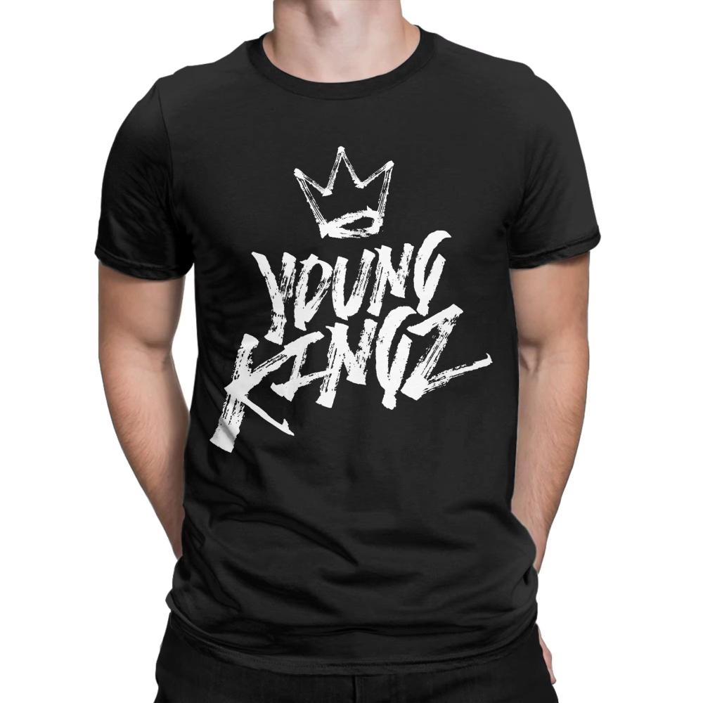 Myke Towers Young Kingz T Shirt Men Cotton Vintage TShirt Round Collar Singer 2026 Tour Tees Short Sleeve Merchandise Plus Size