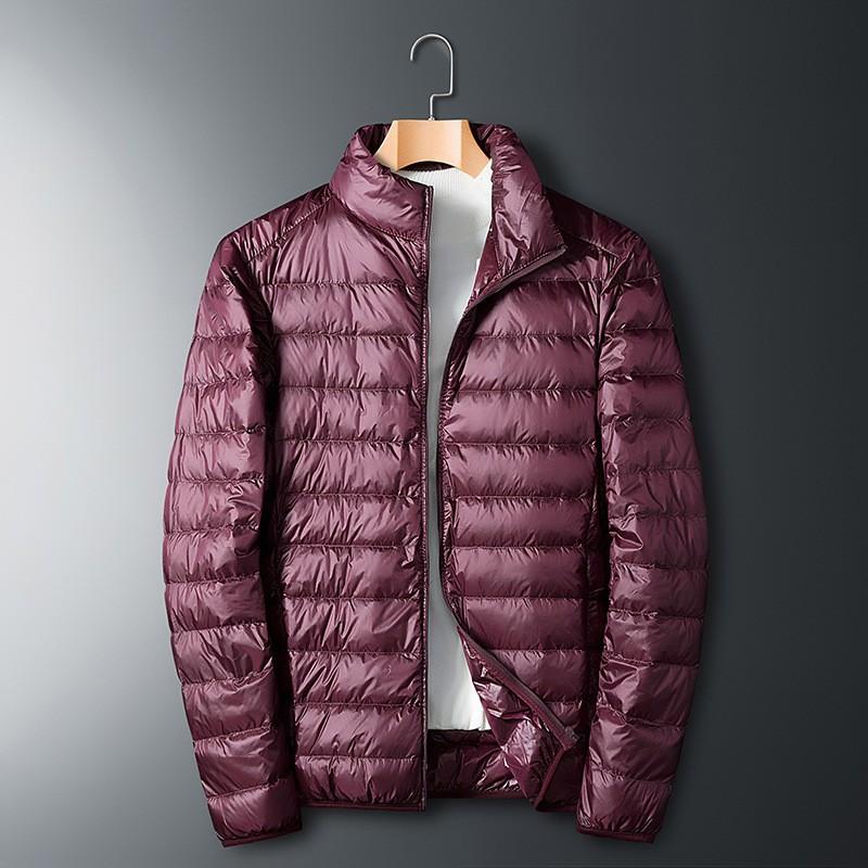 Stand-up Collar Light Feather Cotton Clothes Warm Cotton Clothes Fashion Casual Jacket Jacket