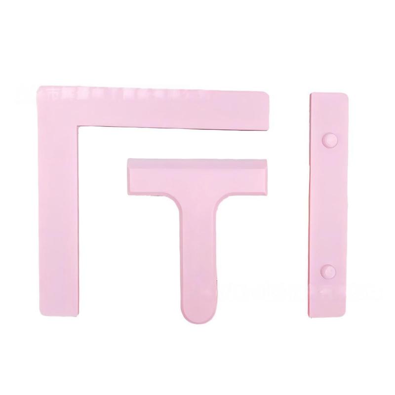 3Pcs Horizontal Ruler Right-Angle Ruler And Pusher Tool Rhinestone Painting Alignment Tools
