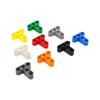 10PCS 3x3T Hole Arm MOC Building Blocks Technical Parts 60484 with Hole Beam Accessories Replace Part Compatible 6072627