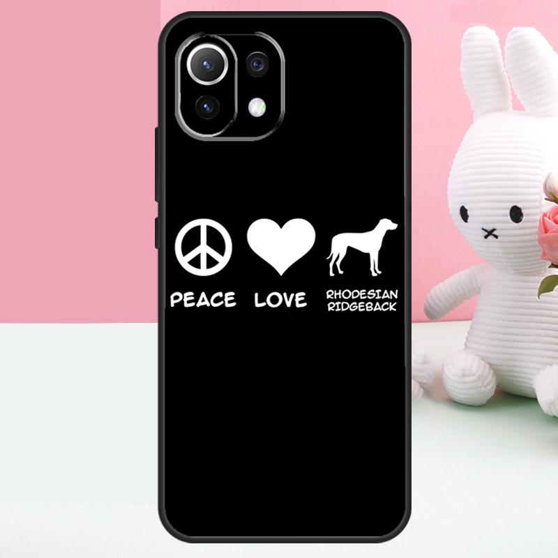 Rhodesian Ridgeback Dog Case For Xiaomi 14 15 Ultra 15T 13T 14T 17 Pro Max POCO F8 Ultra X7 X5 X6 Pro F5 F6 F7 Funda