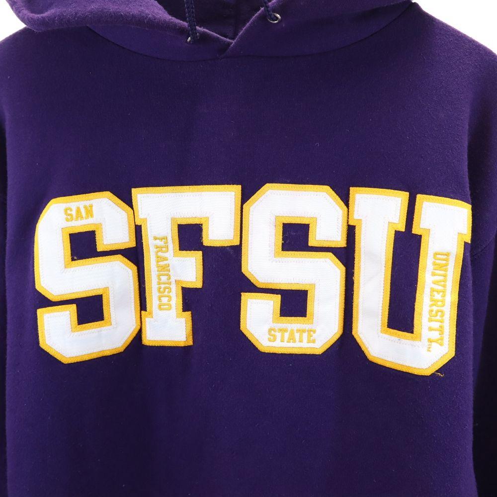 Champion Langarm Sweatshirts M lila Rückseite gebürstet Herren Gebraucht