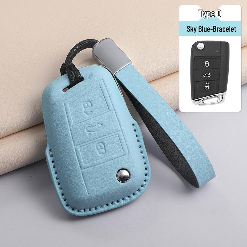 Volkswagen Key Cover for Sagitar, T-Roc, Passat, Bora, Magotan, Polo, Lavida, CC, Tayron, Golf