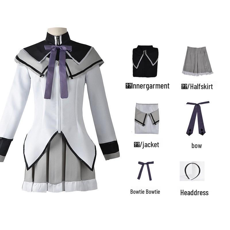 Ensemble Cosplay de Fille Magique Mami Tomoe - Comprend les Costumes de Madoka Kaname, Homura Akemi, Kyoko Sakura