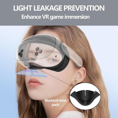 Pre VR okuliare Meta 3s Ochranná silikónová maska Príslušenstvo VR Ľahká maska na tvár Pohodlie F2Q4