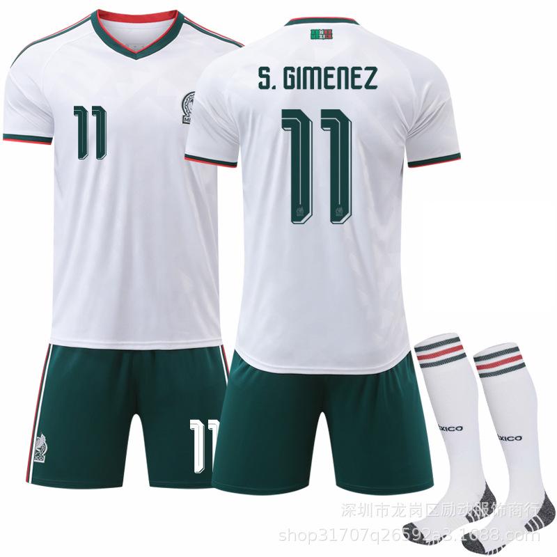 2526 Away Jerseys Sports Team Uniform Set Football Training Suit Set