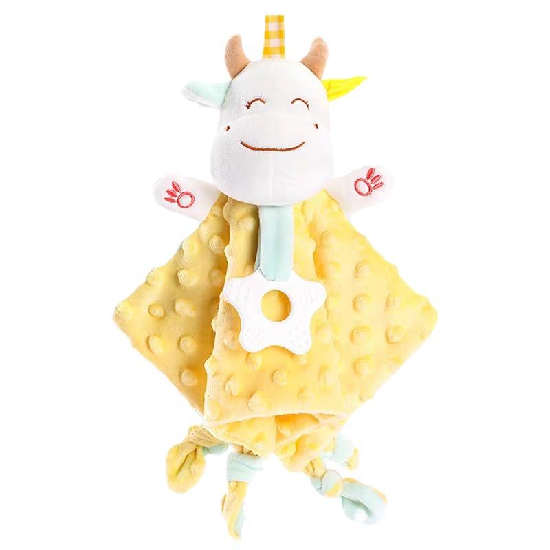 Crystal Velvet Doudou Blanket & Fitted Sheet for Mother and Baby - Embossed, Multiple Widths, A-Grade Fleece