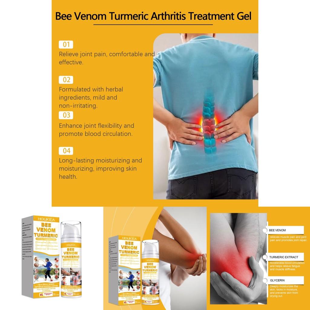 Houkea Bee Venom Joint Care Gel For Knees And Feet With Soothing Comfort Formula