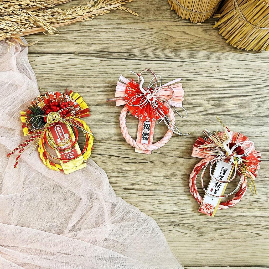 ILLIDAN New Year's Decorations, Shimenawa Rope, Stylish Entryway Wreath, Door Decoration, Shimenawa for Entryway, Shinto Shrine, Torii Gate,