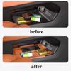 For Leapmotor C10 C16 2024 2025 Center Console Storage Box Car Central Lower Layer Tray TPE Organizer Accessories Tidying