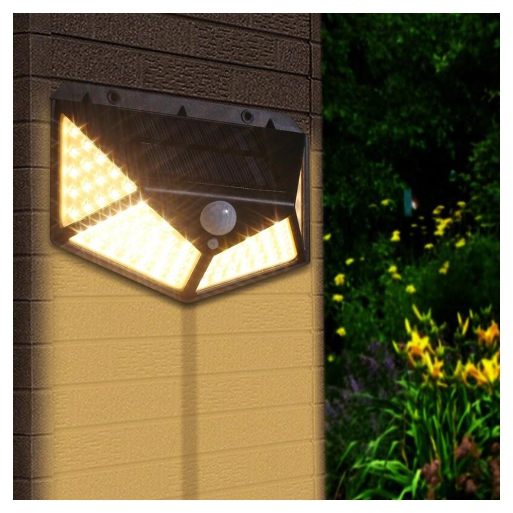 

BSSM Gun LED Motion Sensor Solar Powe LED ing Outdoor Garden 100 LED Li