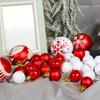 12/44PCS Christmas Balls Ornament Christmas Tree Gold Red Pink Ball Pendant Hanging Decor Christmas Decoration 2025 Navidad
