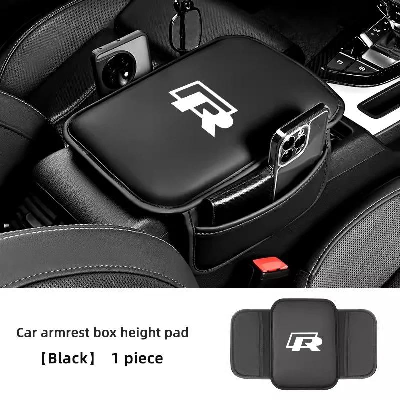 Car Armrest Cushion Armrest Mat Inner Storage Bag Accessories For VW GTI Polo Golf Passat Tiguan Arteon Tuarec CC Taikoo Dd0