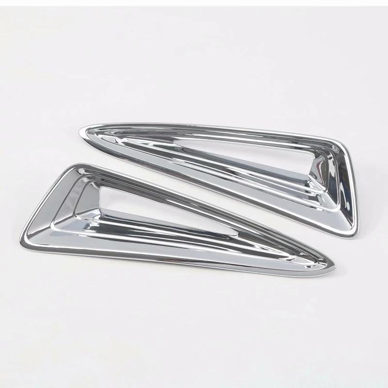 For Toyota CHR C-HR 2016 2017 2018 19 20   ABS red  front Rear Fog Light Foglight Lamp Cover Trim Foglamp Reflector sticker
