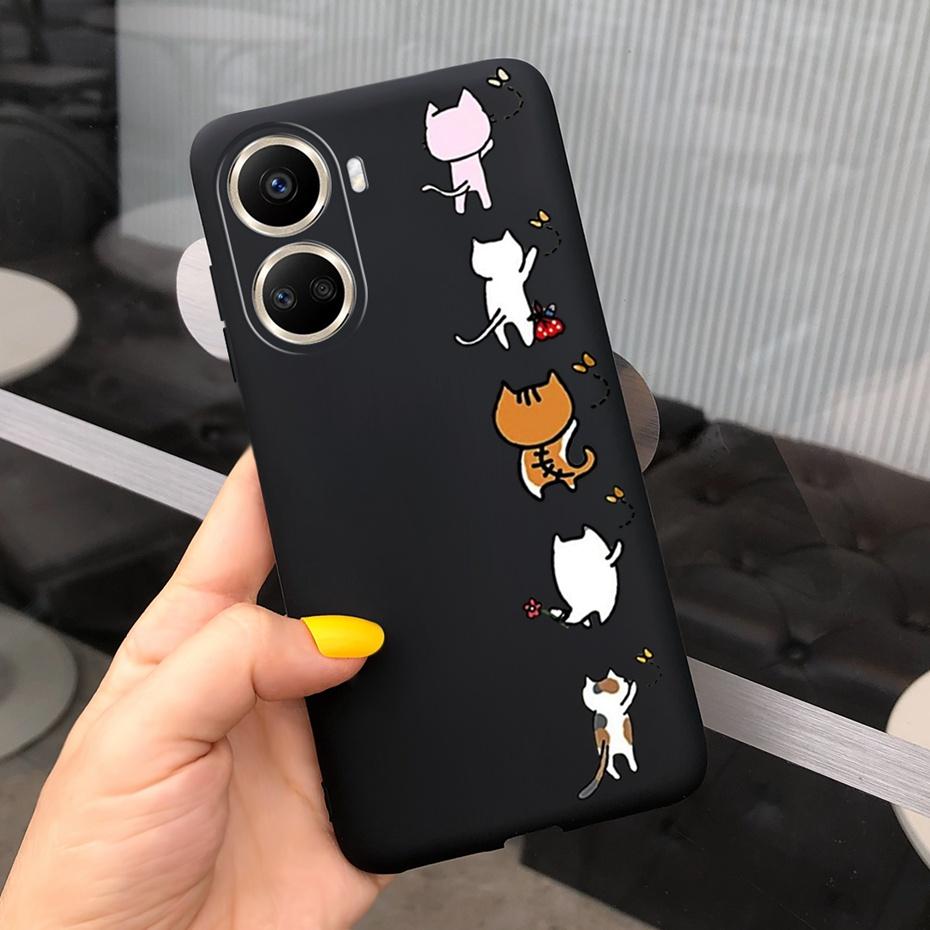 Für Huawei Nova 10 SE 2022 Süßes Druckmuster Handyhülle Weiche Silikon-Rückseite Für Huawei Nova 10 Pro Nova10 10Pro Hüllen Bumper