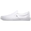 Slip On Classic Abrasion Resistant Lightweight Low Top Canvas Shoes Unisex White VN000EYEW00