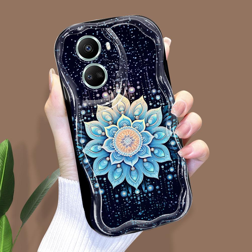 For Honor 90Lite X6B X8 Infinix Hot 30 40i 40Pro Smart8 Vivo V27 V29e V30e Moto G84 Fashion Girl Cream Texture Soft Silicone Full Lens Protect Casing