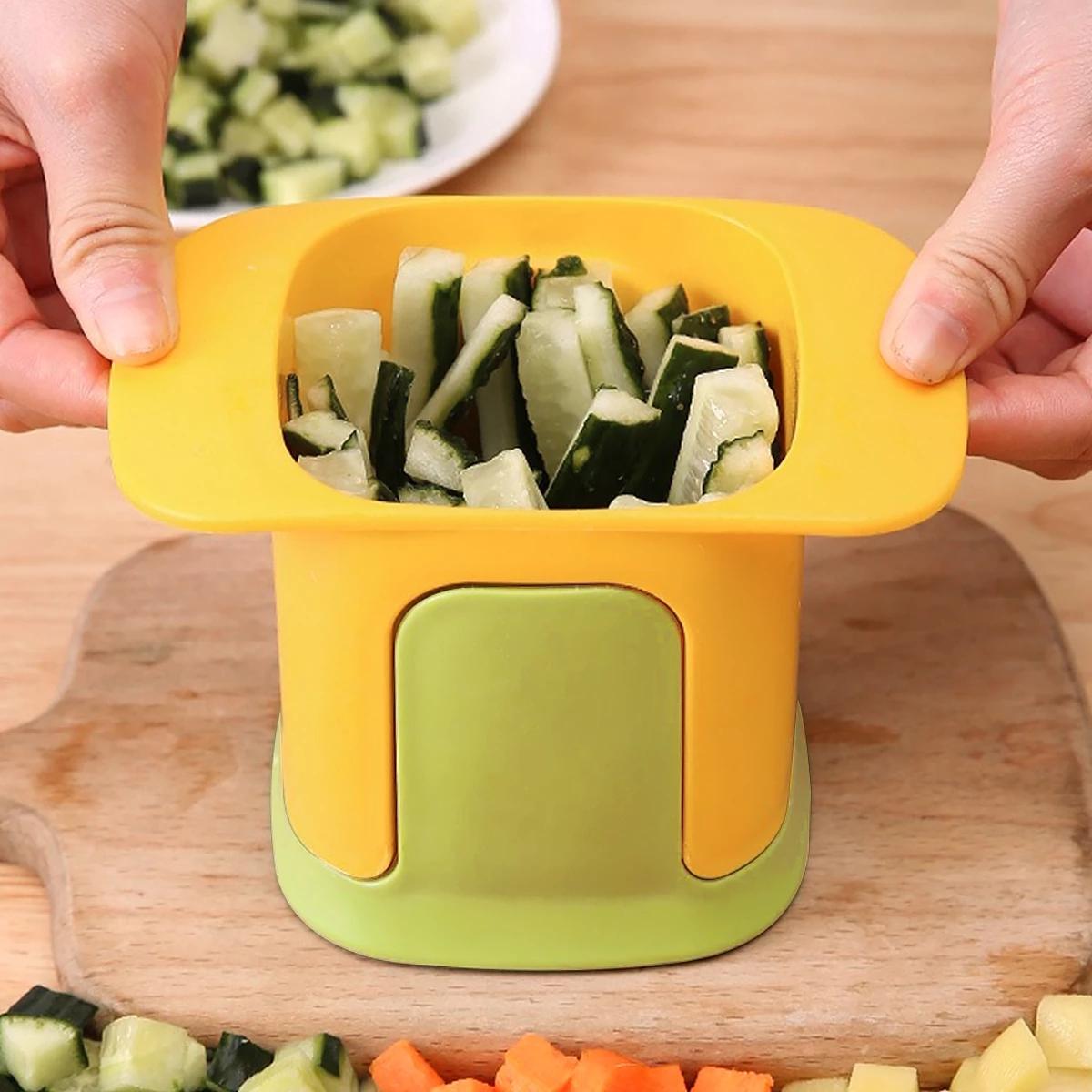 

Многофункциональный овощерезка, морковь, картофель, лук, инструмент для нарезки кубиками, ручной овощерезка под давлением, кухонные инструменты, аксессуары