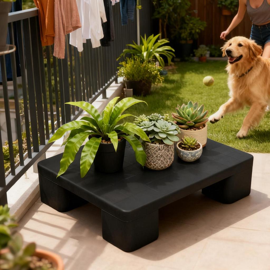 Floor Pallets Lightweight Waterproof Organization Risers Floor Display Pallets For Indoor Outdoor Garage Supermarket Warehouse