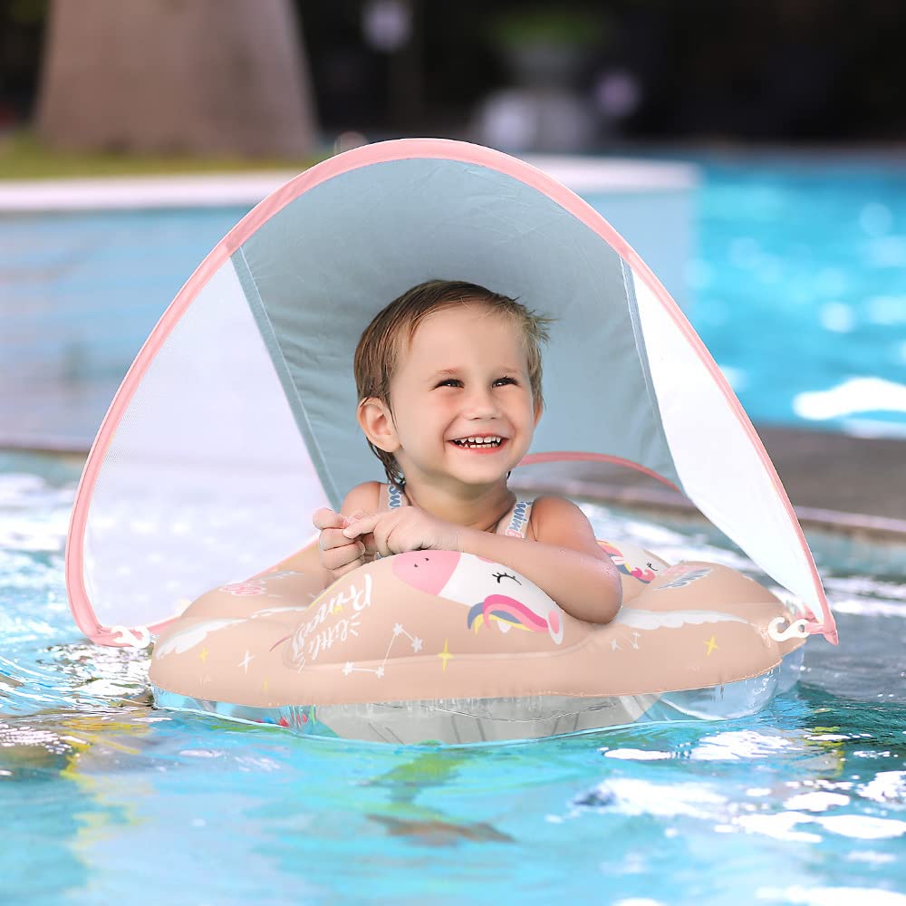 Baby Suitable for Horse Foot Insert Sunburn Swim Swimming Water Swimming Toys Children's Float, Float, Unisex, 3-48 Months, Float, Type, Roof,