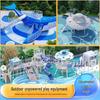 Children's Large Outdoor Stainless Steel Slide for Parks and Residential Areas - Non-Powered Play Equipment