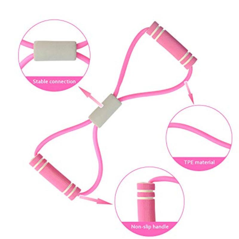 Šestitrubkový posilovač sedů-lehů a břišních svalů s jógovou odporovou gumou a nánožní podložkou