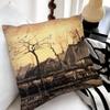 Van Gogh Art Pillow Case Fashion Square Pillowcase Bedroom Sofa Room Ins Decoration Leisure
