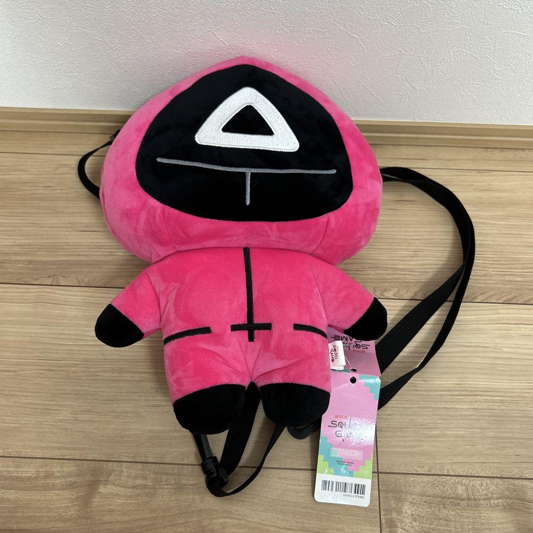 

[USED] Squid Game Triangle Backpack Korea Netflix