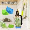 Silicone Planters Food Grade Mesh Sprouting Lid Sprout Cover Seed Growing Nursery Trays