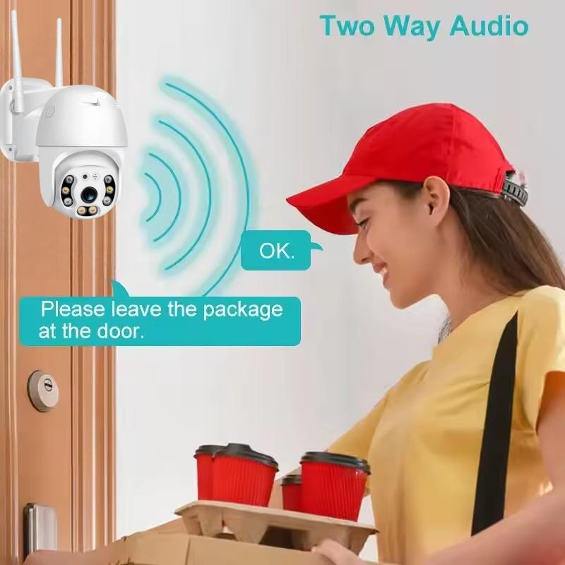 WiFi Camera Outdoor Home Security IP Smart Monitor Video Surveillance Camera Full Color Night Vision CCTV