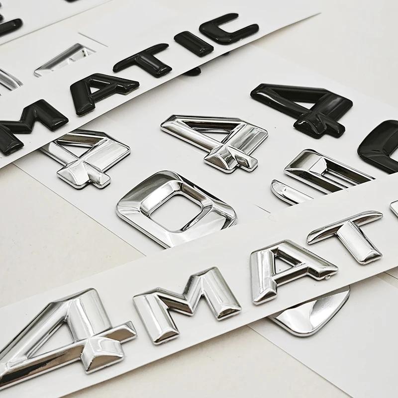 Logo Lettre de Voiture 3D ABS E400 E450 4MATIC Autocollant Emblème Coffre Arrière Pour Classe E E400 E450 W213 Accessoires de Queue Auto