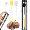 Oil Sprayer for Cooking 100ml Stainless Steel Olive Oil Sprayer Mister Refillable Oil Spray Bottle BPA Free Vinegar Spray Bottle