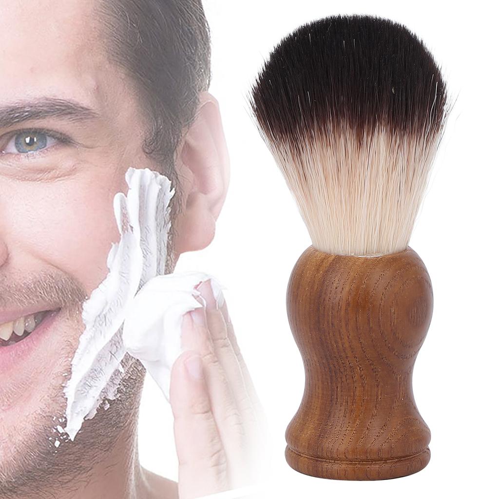 Professional Shaving Brush Home Hair Salon Portable Shaving Brush with Wood Handle