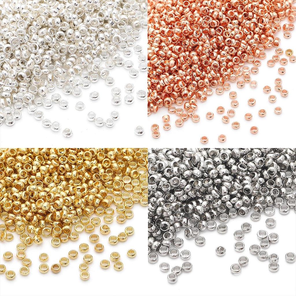 100PCS/Bag Copper Beads For DIY Handmade Jewelry