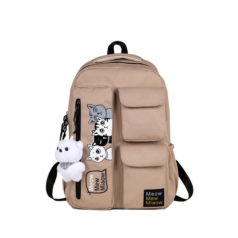 Zaino Leggero Per Bambini 40x26x13 Cm | Giallo | Scuola Elementare E Asilo | Tracolla Regolabile | Tasche Per Libri A4 E Merenda