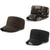 Embroidery 511 Flat Top Hat Peaked Cap Sun Protection Gift Fashion
