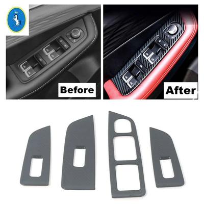 For Geely Coolray SX11 / BelGee X50   Car Door Window Glass Lift Panel Button Switch Frame Cover Decor ABS Accessories