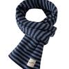 Sinkingdeeper Striped Jacquard Muffler (blue)