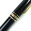 Very Good MONTBLANC fountain pen Meisterstück Classic white star Black gold 14K Used