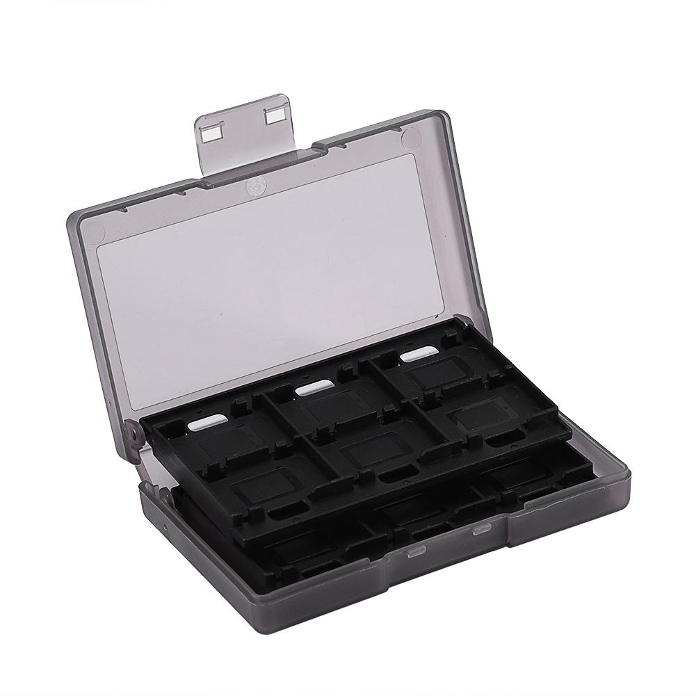 24 in 1 TF Kartenbox Spielspeicherkartenetui Halter Trageaufbewahrung für Nintendo Switch Schwarz
