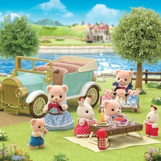Sylvanian Families Vehicle Classic Family Car V-07 ST Mark Certification Ages 3 Up Toy Dollhouse EPOCH