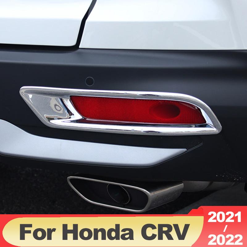 Pro Honda CRV CR-V 2022 5. ABS Karbonové vlákno Kryt zadního mlhového světla Ozdobný rámeček nárazníku Odrazový rámeček Příslušenství